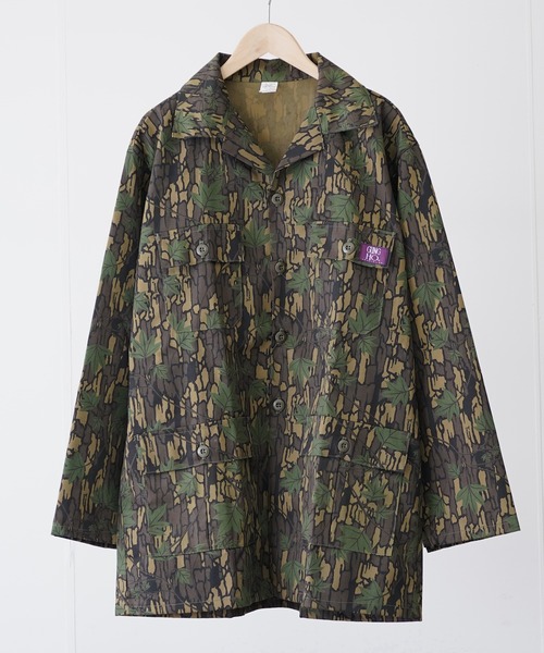 GUNG HO（ガンホー）の「【GUNG HO ガンホー】 4 POCKET SHIRTS JACKET MADE IN USA　ファティーグジャケット（ミリタリージャケット・メンズ・カモフラージュ・LARGE/X-LARGE/MEDIUM）」の9枚目の写真
