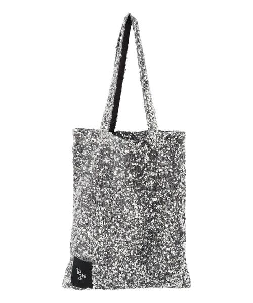 Te chichi(テチチ)の「ファブリックトートバッグ(ハンドバッグ・レディース・ベージュ/グレー/オフホワイト・F)」の10枚目の写真