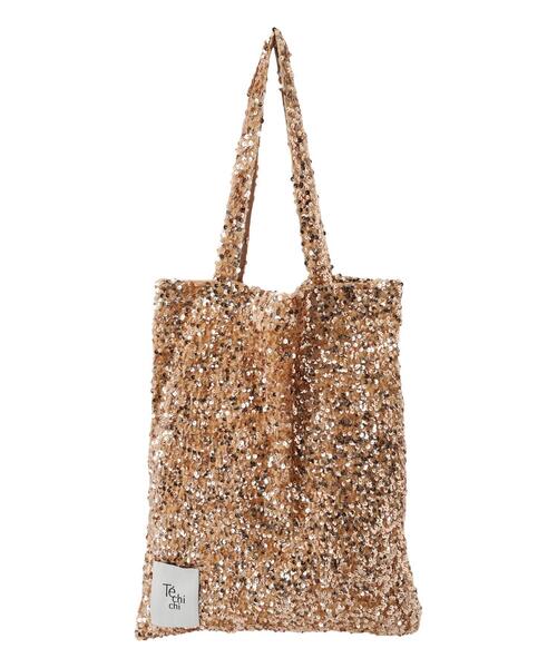 Te chichi(テチチ)の「ファブリックトートバッグ(ハンドバッグ・レディース・ベージュ/グレー/オフホワイト・F)」の11枚目の写真