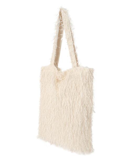 Te chichi(テチチ)の「ファブリックトートバッグ(ハンドバッグ・レディース・ベージュ/グレー/オフホワイト・F)」の12枚目の写真