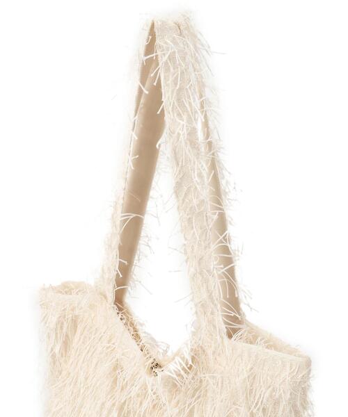 Te chichi(テチチ)の「ファブリックトートバッグ(ハンドバッグ・レディース・ベージュ/グレー/オフホワイト・F)」の14枚目の写真