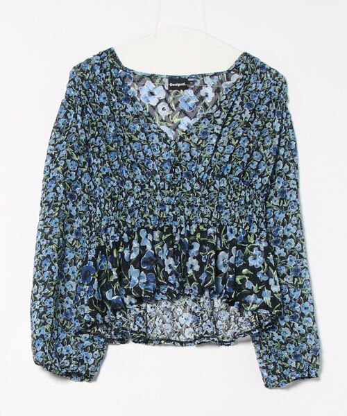 Desigual（デシグアル）の「花柄 スイスドット ブラウス（シャツ
