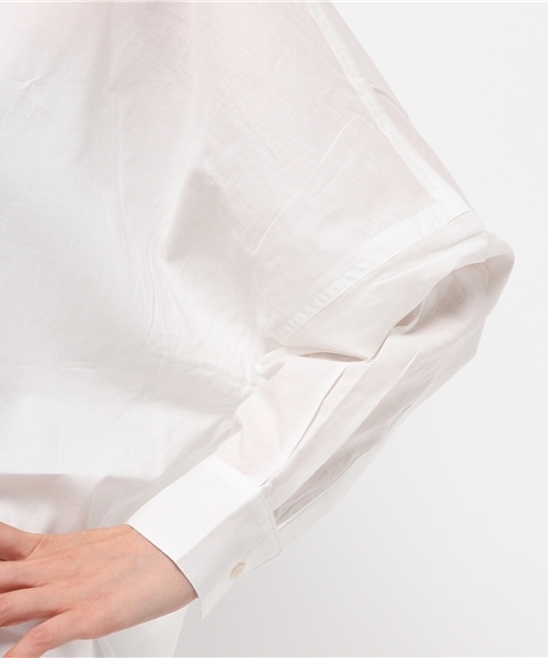 earth music&ecology（アースミュージックアンドエコロジー）の「ビッグシャツ（シャツ/ブラウス・レディース・オフホワイト・FREE）」の8枚目の写真