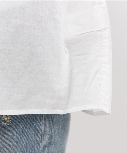 earth music&ecology（アースミュージックアンドエコロジー）の「ビッグシャツ（シャツ/ブラウス・レディース・オフホワイト・FREE）」の9枚目の写真