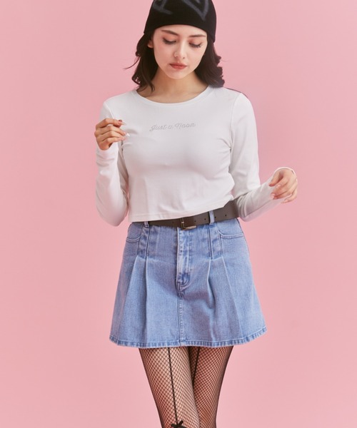 just a noon Tシャツ　完売品 ストロベリーラグランミニTシャツ（Tシャツ/カットソー）｜JUST