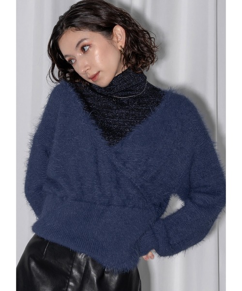 Adoon plain（アドーンプレーン）の「シャギークロスニット（ニット