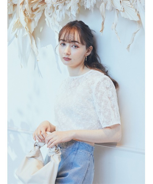 earth music&ecology（アースミュージックアンドエコロジー）の「SET2点　オーガンジー刺繍+プリーツワンピース（ワンピース・レディース・ブラック/ピンク/ベージュ/ミント・FREE）」の17枚目の写真