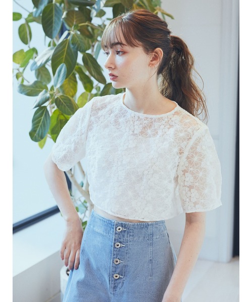 earth music&ecology（アースミュージックアンドエコロジー）の「SET2点　オーガンジー刺繍+プリーツワンピース（ワンピース・レディース・ブラック/ピンク/ベージュ/ミント・FREE）」の19枚目の写真