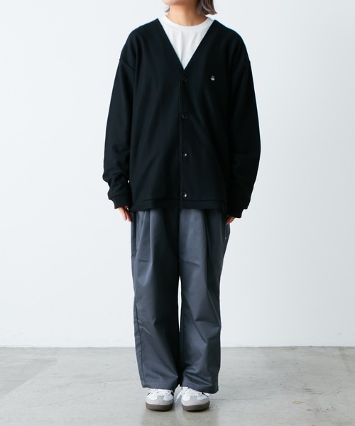 CIAOPANIC TYPY（チャオパニックティピー）の「《おじさんシリーズ》ワンポイントワッペンカノコロンTee（Tシャツ/カットソー・メンズ・オフホワイト/ブラック/グレー/グリーン・LARGE/MEDIUM）」の8枚目の写真