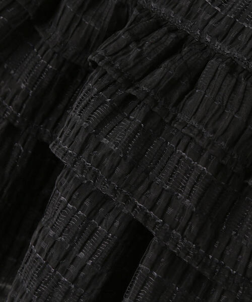 N.(N. Natural Beauty Basic)(エヌエヌナチュラルビューティーベーシック)の「◆シアーペプラムキャミトップ(キャミソール・レディース・ブラック/グレー・MEDIUM)」の21枚目の写真