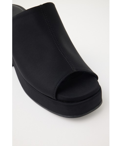 MOUSSY（マウジー）の「PLATFORM ミュール（サンダル・レディース・シルバー/ブラック・SMALL/LARGE/MEDIUM）」の7枚目の写真