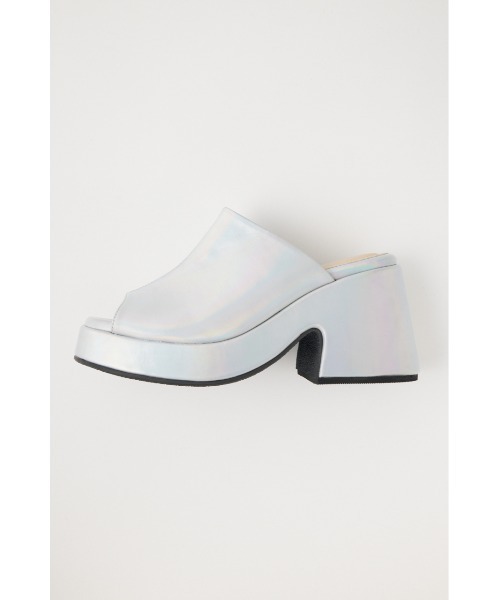 MOUSSY（マウジー）の「PLATFORM ミュール（サンダル・レディース・シルバー/ブラック・SMALL/LARGE/MEDIUM）」の9枚目の写真
