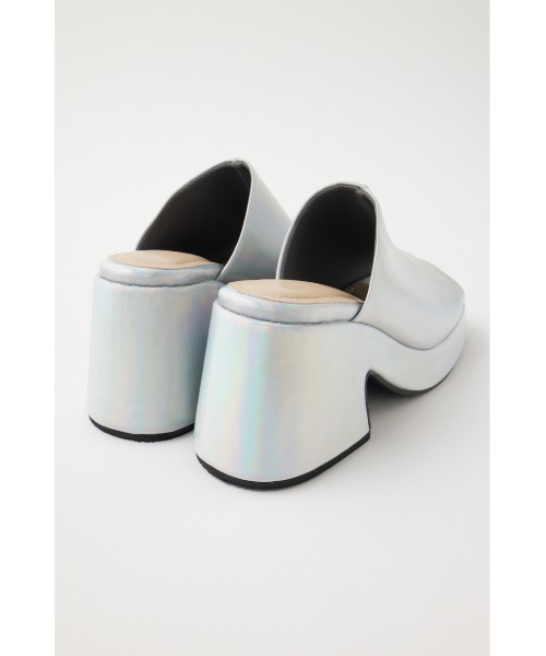 MOUSSY（マウジー）の「PLATFORM ミュール（サンダル・レディース・シルバー/ブラック・SMALL/LARGE/MEDIUM）」の11枚目の写真