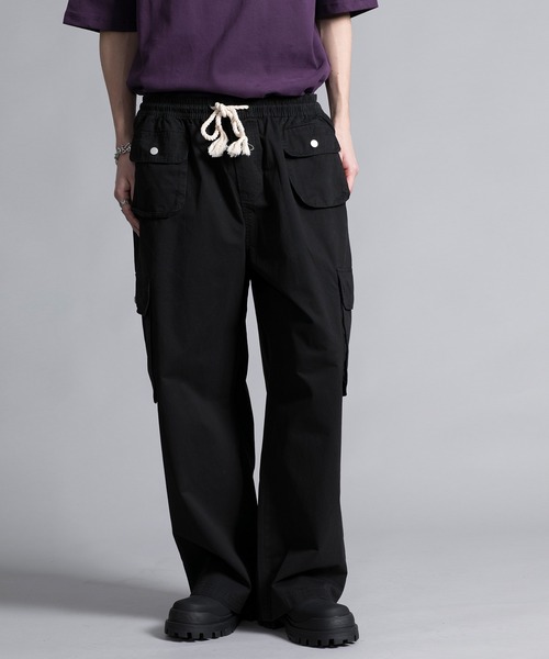 aimoha(アイモハ)の「【aimoha neo】WIDE CARGO POCKET PANTS(その他パンツ・メンズ・ホワイト/ブラック・XX-LARGE/XXX-LARGE/XXXX-LARGE/XXXXX-LARGE)」の2枚目の写真