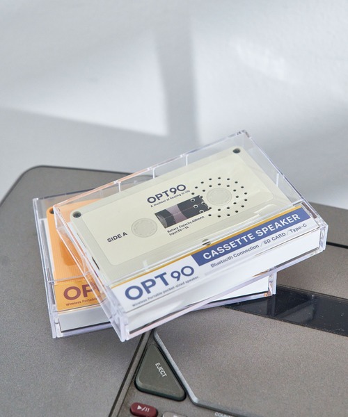 Opt!(オプト)の「〈Opt!/オプト〉Cassette Speaker/カセットスピーカー(スピーカー・レディース・ブラック/アイボリー/クリアブラック/オレンジ/イエロー/シルバー/クリア/ゴールド/グリーン・ONE SIZE)」の4枚目の写真