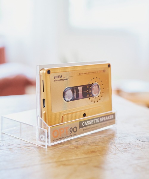 Opt!(オプト)の「〈Opt!/オプト〉Cassette Speaker/カセットスピーカー(スピーカー・レディース・ブラック/アイボリー/クリアブラック/オレンジ/イエロー/シルバー/クリア/ゴールド/グリーン・ONE SIZE)」の8枚目の写真