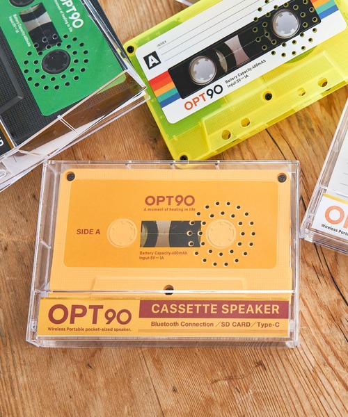 Opt!(オプト)の「〈Opt!/オプト〉Cassette Speaker/カセットスピーカー(スピーカー・レディース・ブラック/アイボリー/クリアブラック/オレンジ/イエロー/シルバー/クリア/ゴールド/グリーン・ONE SIZE)」の7枚目の写真