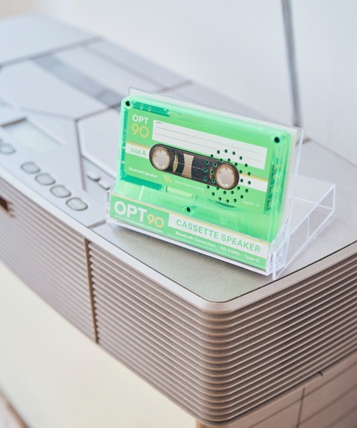 Opt!(オプト)の「〈Opt!/オプト〉Cassette Speaker/カセットスピーカー(スピーカー・レディース・ブラック/アイボリー/クリアブラック/オレンジ/イエロー/シルバー/クリア/ゴールド/グリーン・ONE SIZE)」の5枚目の写真