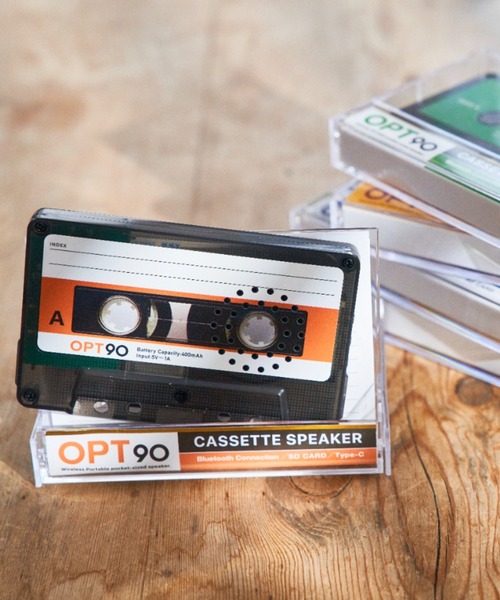 Opt!(オプト)の「〈Opt!/オプト〉Cassette Speaker/カセットスピーカー(スピーカー・レディース・ブラック/アイボリー/クリアブラック/オレンジ/イエロー/シルバー/クリア/ゴールド/グリーン・ONE SIZE)」の3枚目の写真