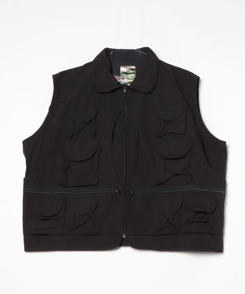 BALLSY.BROTHERS（ボールジーブラザーズ）の「Fishing vest docking jacket（その他アウター・メンズ・ブラック/カーキ・LARGE/MEDIUM）」の5枚目の写真