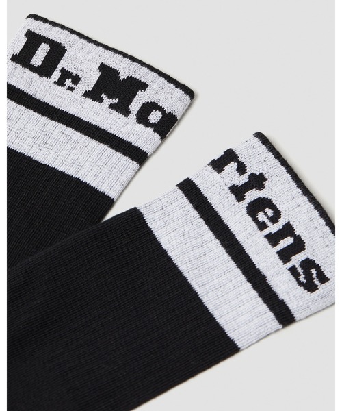 Dr. Martens（ドクターマーチン）の「Dr. Martens/ドクターマーチン アスレティック ロゴ ソックス AC681006（ソックス/靴下・レディース・ブラック・S/M/M/L）」の4枚目の写真