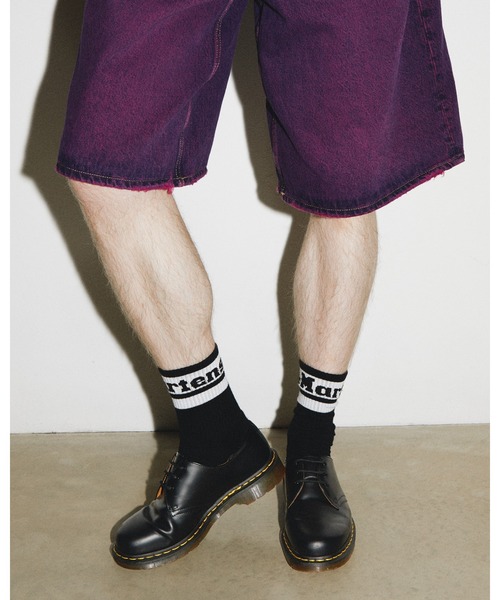 Dr. Martens（ドクターマーチン）の「Dr. Martens/ドクターマーチン アスレティック ロゴ ソックス AC681006（ソックス/靴下・レディース・ブラック・S/M/M/L）」の3枚目の写真