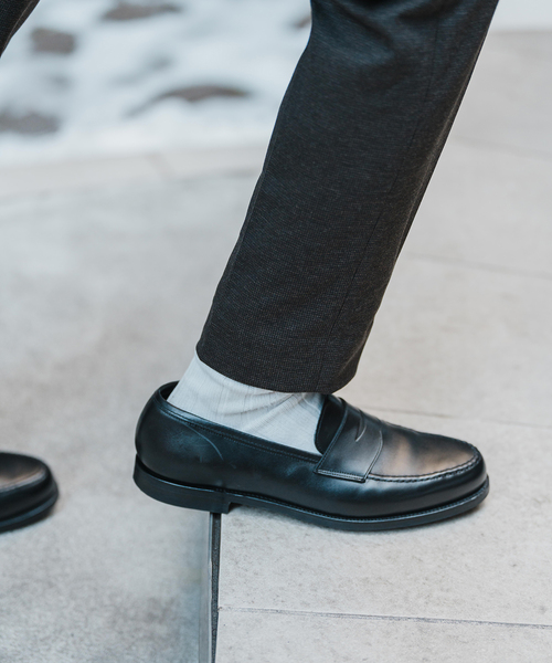 EDIFICE（エディフィス）の「ハウンドトゥース ジャージ  イージー パンツ【セットアップ着用可】（スラックス・メンズ・ブラウン/チャコールグレー・LARGE/MEDIUM/SMALL/X-LARGE）」の21枚目の写真