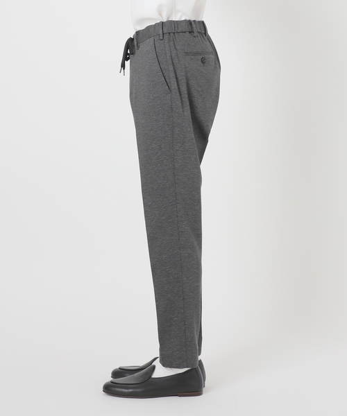 EDIFICE（エディフィス）の「ハウンドトゥース ジャージ  イージー パンツ【セットアップ着用可】（スラックス・メンズ・ブラウン/チャコールグレー・LARGE/MEDIUM/SMALL/X-LARGE）」の12枚目の写真