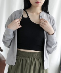 aimoha | カップ付きワンショルダーリブキャミソール(キャミソール)