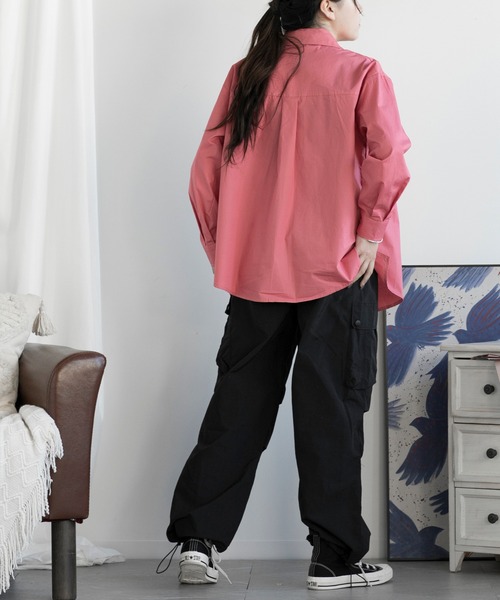 aimoha（アイモハ）の「カップ付きワンショルダーリブキャミソール（キャミソール・レディース・ブラック/チョコ/ホワイト・FREE）」の10枚目の写真