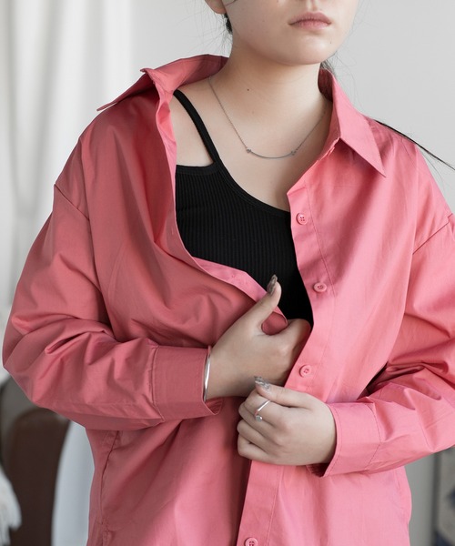 aimoha（アイモハ）の「カップ付きワンショルダーリブキャミソール（キャミソール・レディース・ブラック/チョコ/ホワイト・FREE）」の14枚目の写真