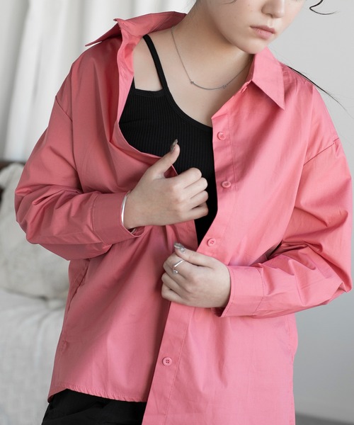 aimoha（アイモハ）の「カップ付きワンショルダーリブキャミソール（キャミソール・レディース・ブラック/チョコ/ホワイト・FREE）」の15枚目の写真