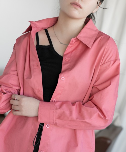 aimoha（アイモハ）の「カップ付きワンショルダーリブキャミソール（キャミソール・レディース・ブラック/チョコ/ホワイト・FREE）」の17枚目の写真