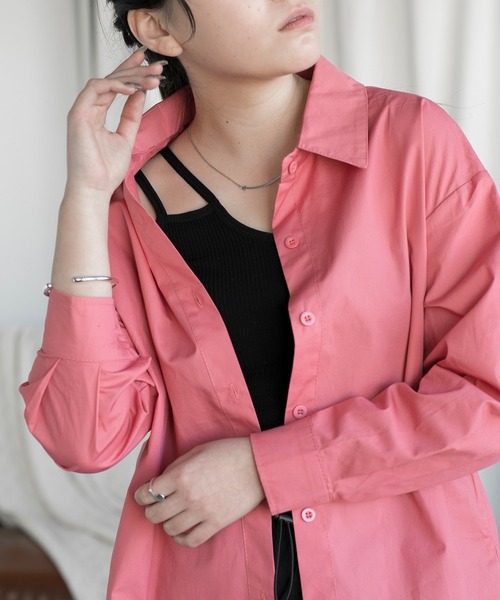 aimoha（アイモハ）の「カップ付きワンショルダーリブキャミソール（キャミソール・レディース・ブラック/チョコ/ホワイト・FREE）」の18枚目の写真