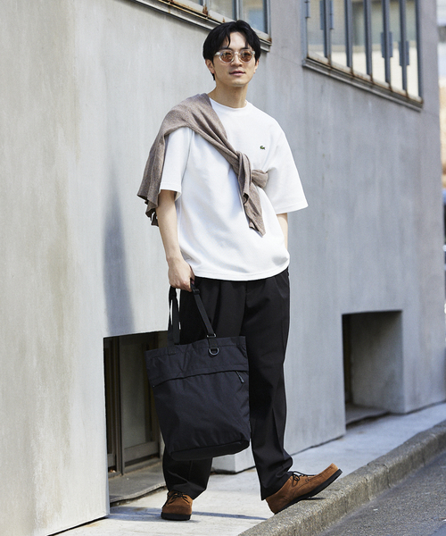 JOURNAL STANDARD relume（ジャーナルスタンダード　レリューム）の「TECH アムンゼン イージースラックス（スラックス・メンズ・ブラック/ブラックミックス/コバルトブルー・SMALL/MEDIUM/LARGE）」の4枚目の写真