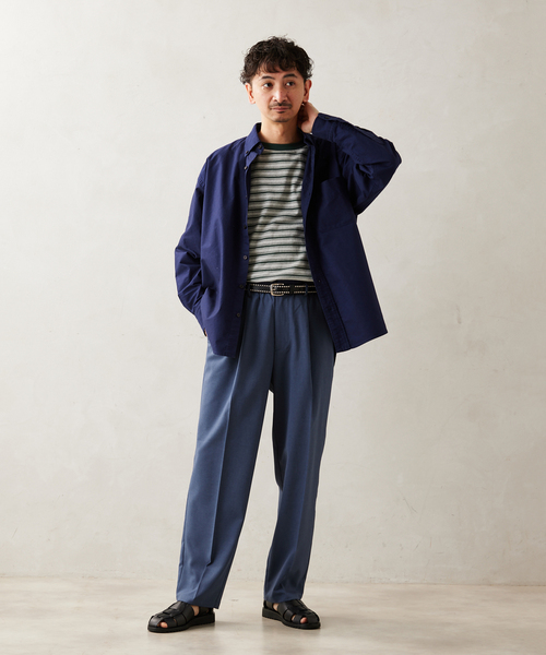 JOURNAL STANDARD relume（ジャーナルスタンダード　レリューム）の「TECH アムンゼン イージースラックス（スラックス・メンズ・ブラック/ブラックミックス/コバルトブルー・SMALL/MEDIUM/LARGE）」の7枚目の写真