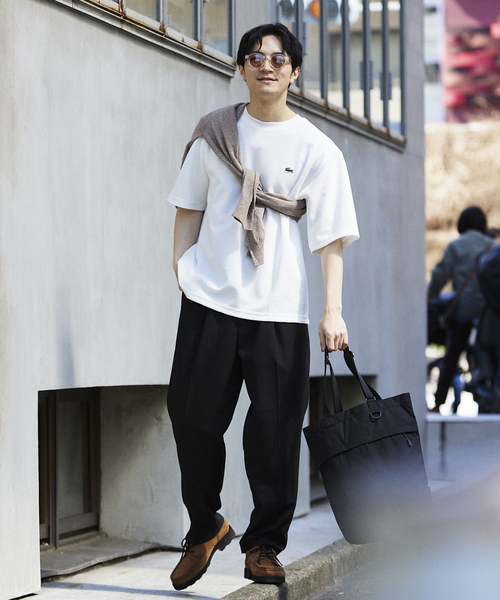 JOURNAL STANDARD relume（ジャーナルスタンダード　レリューム）の「TECH アムンゼン イージースラックス（スラックス・メンズ・ブラック/ブラックミックス/コバルトブルー・SMALL/MEDIUM/LARGE）」の8枚目の写真