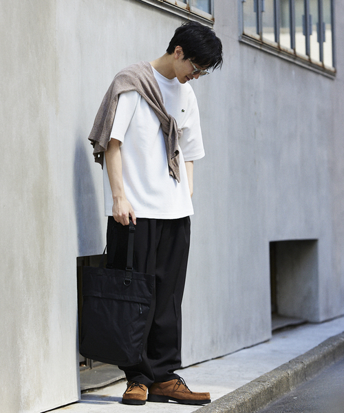 JOURNAL STANDARD relume（ジャーナルスタンダード　レリューム）の「TECH アムンゼン イージースラックス（スラックス・メンズ・ブラック/ブラックミックス/コバルトブルー・SMALL/MEDIUM/LARGE）」の9枚目の写真