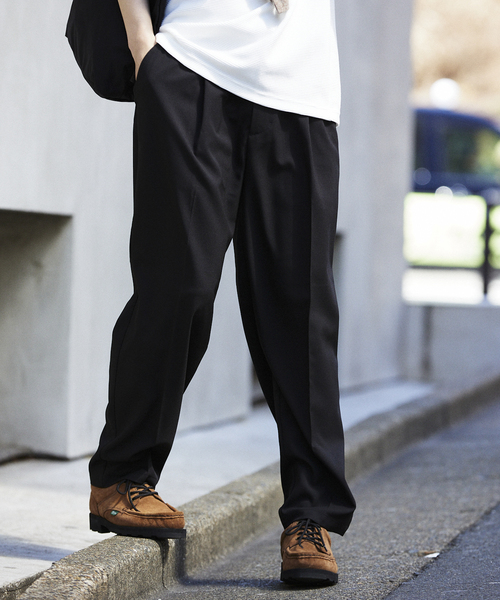 JOURNAL STANDARD relume（ジャーナルスタンダード　レリューム）の「TECH アムンゼン イージースラックス（スラックス・メンズ・ブラック/ブラックミックス/コバルトブルー・SMALL/MEDIUM/LARGE）」の13枚目の写真