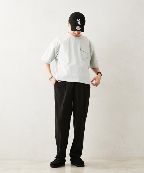 JOURNAL STANDARD relume（ジャーナルスタンダード　レリューム）の「TECH アムンゼン イージースラックス（スラックス・メンズ・ブラック/ブラックミックス/コバルトブルー・SMALL/MEDIUM/LARGE）」の16枚目の写真