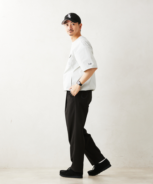 JOURNAL STANDARD relume（ジャーナルスタンダード　レリューム）の「TECH アムンゼン イージースラックス（スラックス・メンズ・ブラック/ブラックミックス/コバルトブルー・SMALL/MEDIUM/LARGE）」の17枚目の写真