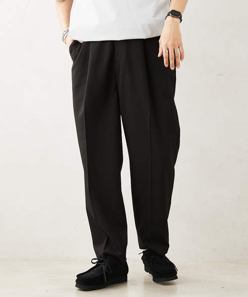 JOURNAL STANDARD relume（ジャーナルスタンダード　レリューム）の「TECH アムンゼン イージースラックス（スラックス・メンズ・ブラック/ブラックミックス/コバルトブルー・SMALL/MEDIUM/LARGE）」の19枚目の写真