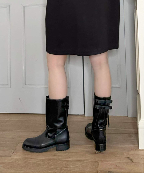 LE TALON（ルタロン）の「《WEB限定》【Le decore / ル デコレ】loose lady ribbon ブーツ（ブーツ・レディース・ブラック系その他・SMALL/MEDIUM/LARGE）」の5枚目の写真