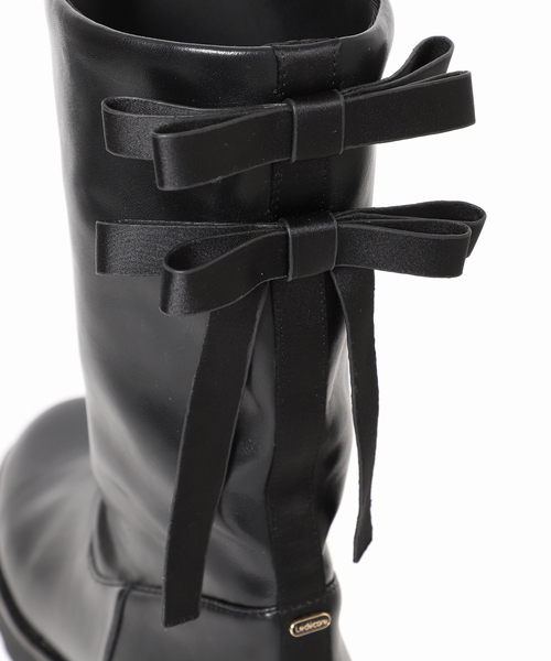 LE TALON（ルタロン）の「《WEB限定》【Le decore / ル デコレ】loose lady ribbon ブーツ（ブーツ・レディース・ブラック系その他・SMALL/MEDIUM/LARGE）」の16枚目の写真