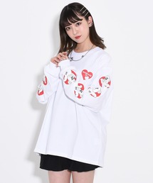 『OY/オーワイ』 HEART ODOLLY LONG SLEEVE/ハートオードリー長袖Tシャツ
