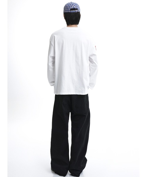 ★OY★L HEART LONG SLEEVE - WHITE★正規品/韓国直送用込 OY（オーワイ）の「『OY/オーワイ』 HEART ODOLLY LONG SLEEVE