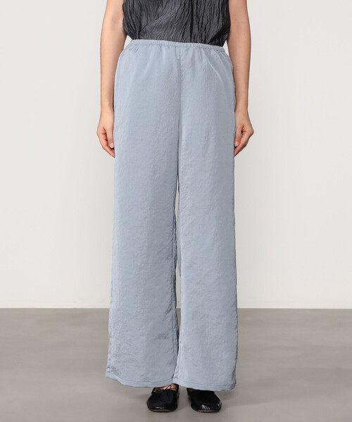 Bshop(ビショップ)の「BRACCAE | サテン ワイドパンツ WOMEN(その他パンツ・レディース・イエロー系その他/サックスブルー/ベージュ/ダークネイビー・1)」の19枚目の写真