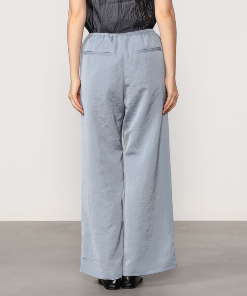 Bshop(ビショップ)の「BRACCAE | サテン ワイドパンツ WOMEN(その他パンツ・レディース・イエロー系その他/サックスブルー/ベージュ/ダークネイビー・1)」の21枚目の写真