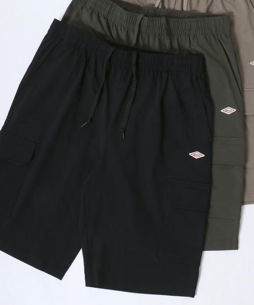 BALL（ボール）の「BALL/ボール CARGO SHORT PANTS/ストレッチ天竺 水陸両用 ミニロゴワッペン ワンポイント刺繍 カーゴ ショーツパンツ/レディース メンズ（カーゴパンツ・メンズ・ブラック/カーキ/ベージュ/ネイビー・M/L/LL）」の2枚目の写真