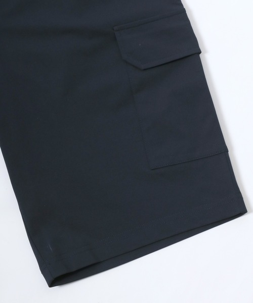 BALL（ボール）の「BALL/ボール CARGO SHORT PANTS/ストレッチ天竺 水陸両用 ミニロゴワッペン ワンポイント刺繍 カーゴ ショーツパンツ/レディース メンズ（カーゴパンツ・メンズ・ブラック/カーキ/ベージュ/ネイビー・M/L/LL）」の8枚目の写真